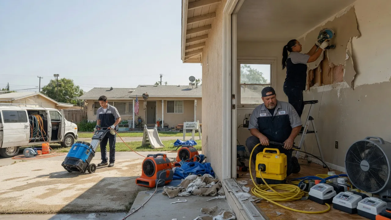 Water Damage Restoration in Burkett, TX near me
